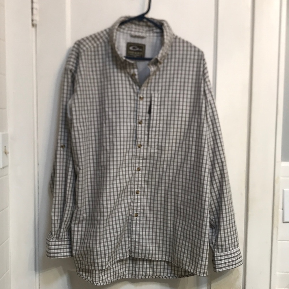 Mens size large drake shirt. Excellent condition never been worn